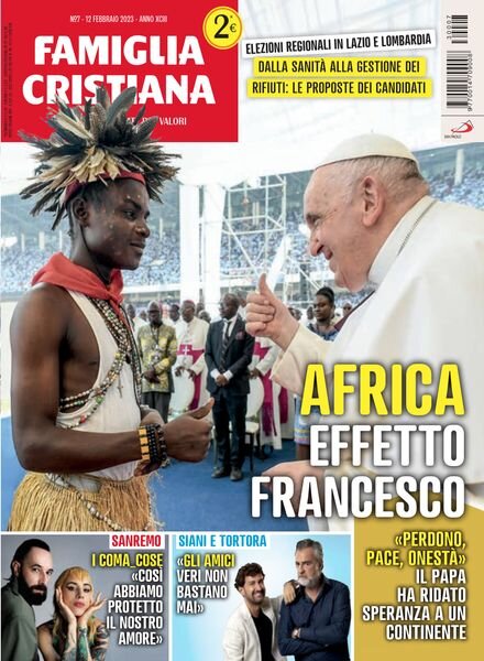 Famiglia Cristiana – 12 Febbraio 2023 Cover