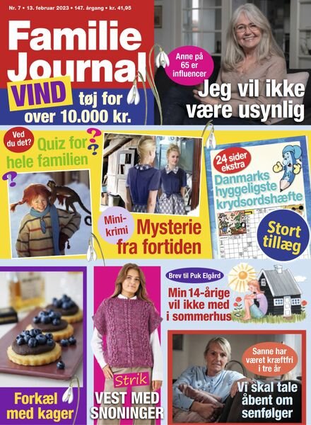 Familie Journal – 13 februar 2023 Cover