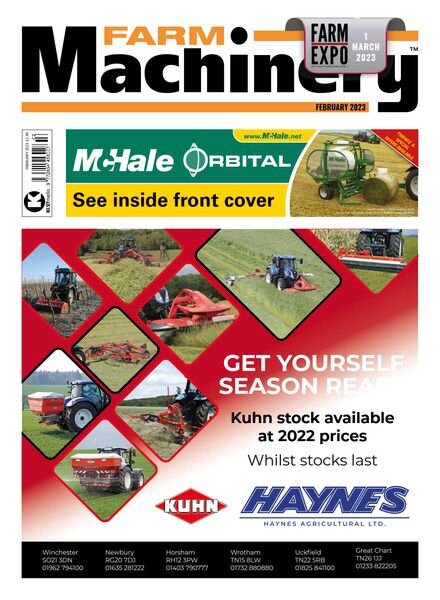 Farm Machinery – February 2023 Cover