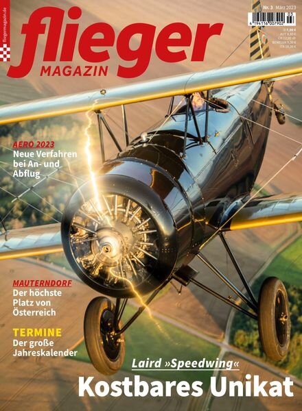 Fliegermagazin – Marz 2023 Cover