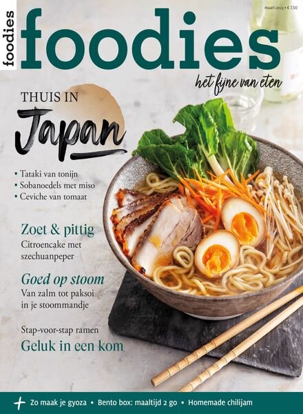 Foodies Netherlands – maart 2023 Cover