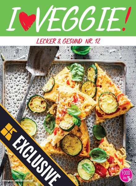 FOODkiss I Love Veggy – Januar 2023 Cover