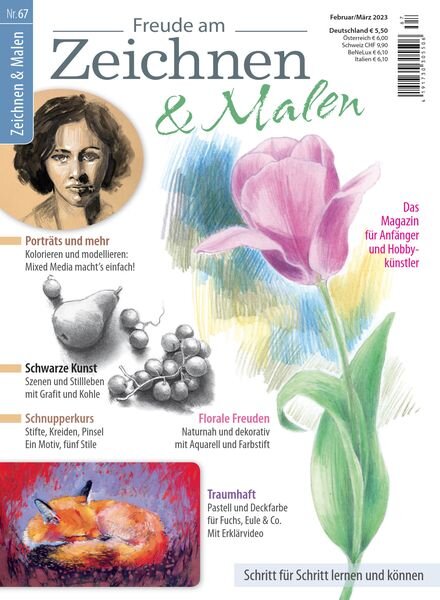Freude am Zeichnen & Malen – Februar-Marz 2023 Cover