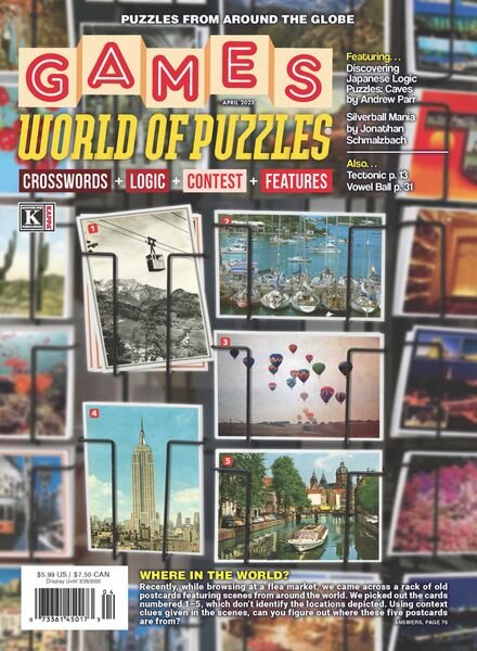 Games World of Puzzles – April 2023 Cover