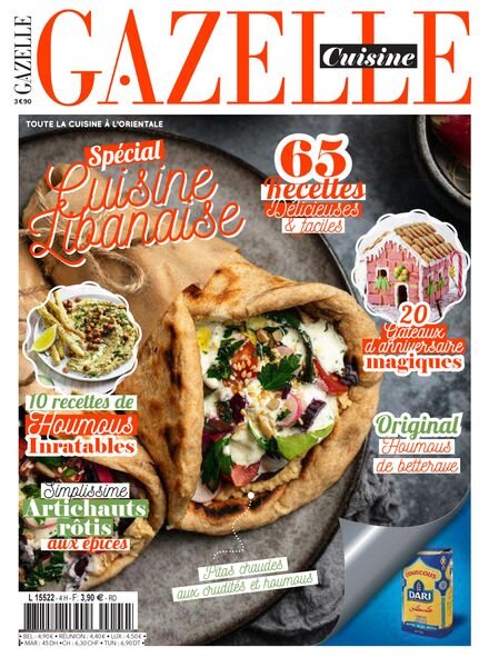 Gazelle Cuisine – Special Cuisine Libanaise – N 36 2023 Cover