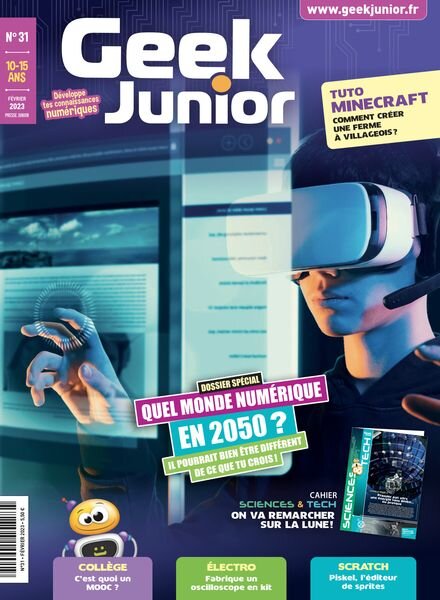 Geek Junior – Fevrier 2023 Cover