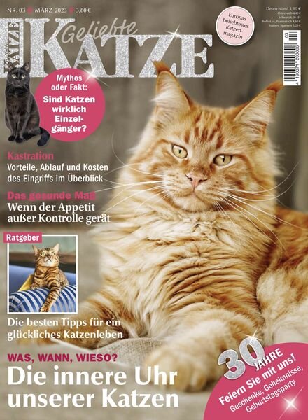 Geliebte Katze – Marz 2023 Cover