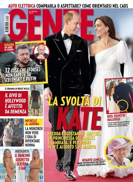 Gente Italia – 24 febbraio 2023 Cover