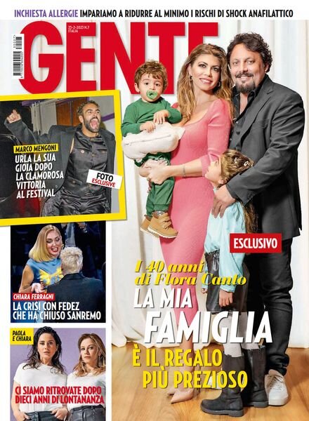 Gente Italia – 25 Febbraio 2023 Cover