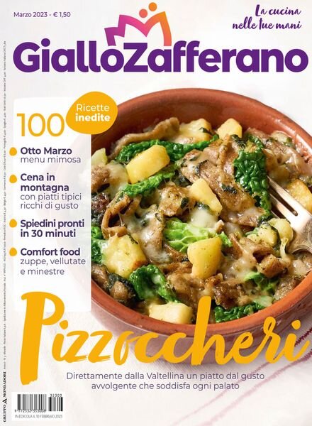 Giallo Zafferano – Marzo 2023 Cover