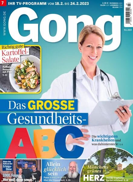 Gong – Februar 2023 Cover