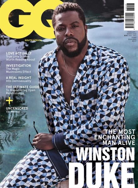 GQ South Africa – February 2023 Cover
