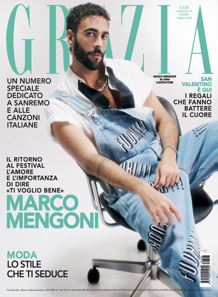 Grazia Italia – 07 febbraio 2023 Cover