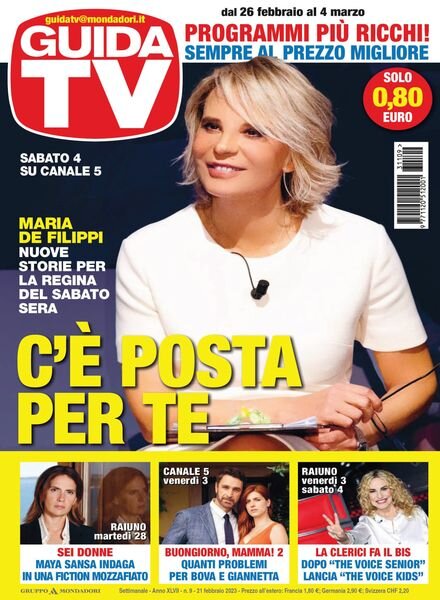 GuidaTV – 21 febbraio 2023 Cover