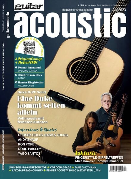 Guitar Acoustic – Februar 2023 Cover
