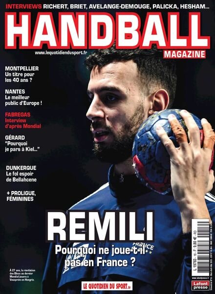 Handball magazine – 01 fevrier 2023 Cover