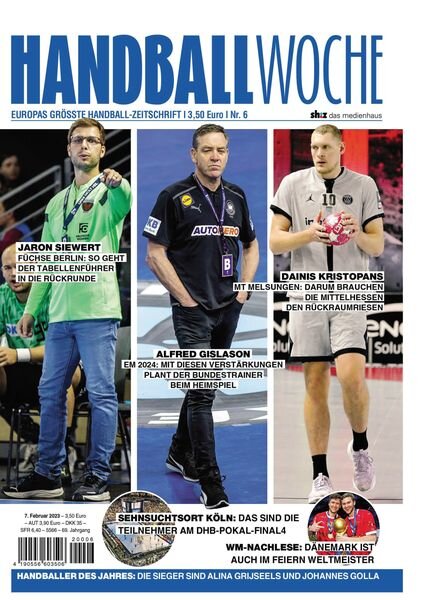 Handballwoche – 07 Februar 2023 Cover