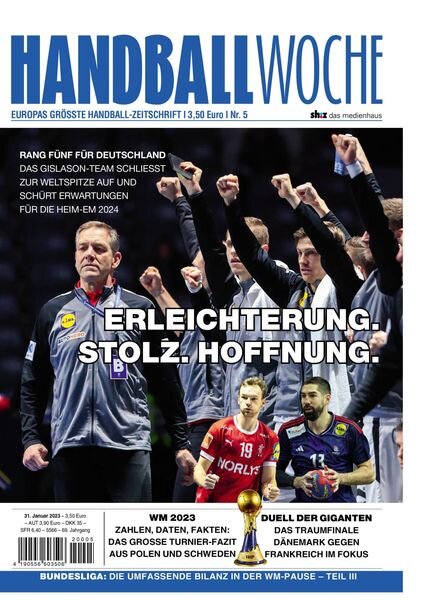 Handballwoche – 31 Januar 2023 Cover