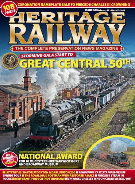 Heritage Railway – February 14 2023 Cover