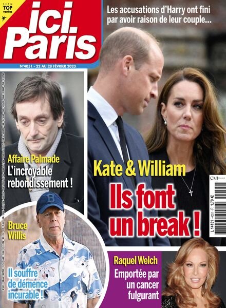 Ici Paris – 22 fevrier 2023 Cover