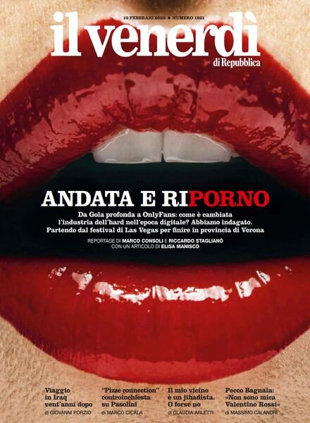 Il Venerdi di Repubblica – 10 Febbraio 2023 Cover