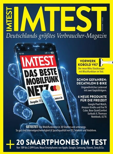 Imtest – Das Verbraucher Magazin – Nr 11 2022 Cover