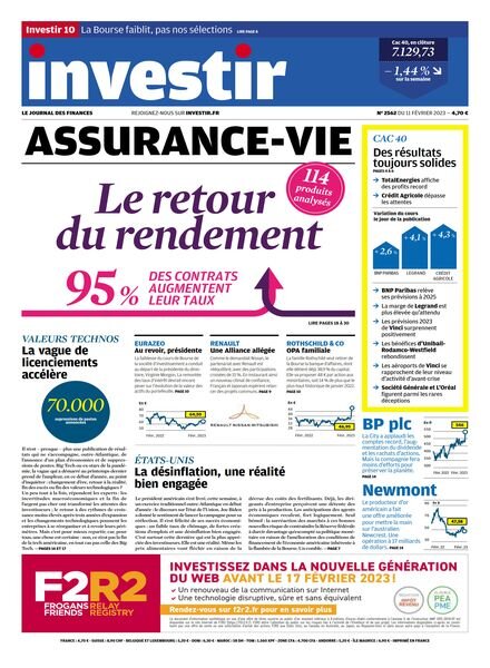 Investir – 11 Fevrier 2023 Cover
