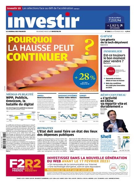 Investir – 4 Fevrier 2023 Cover