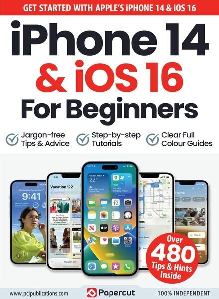 iPhone & iOS 16 For Beginners – January 2023 Cover