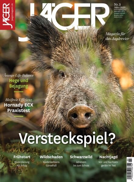 JAGER – Februar 2023 Cover