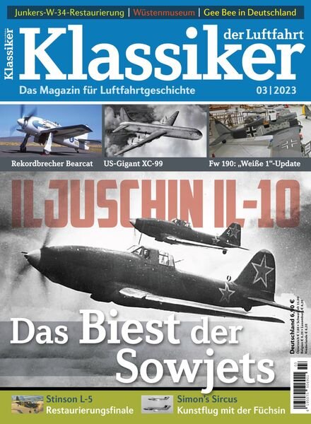 Klassiker der Luftfahrt – Februar 2023 Cover