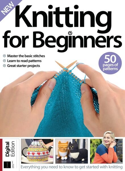 Knitting for Beginners – February 2023 Cover