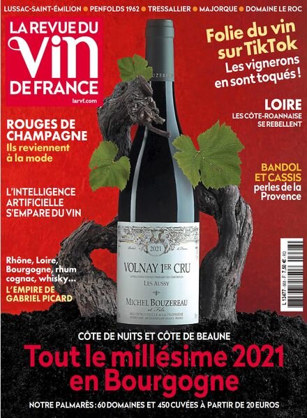 La Revue du Vin de France – fevrier 2023 Cover