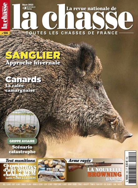 La Revue Nationale de la Chasse – mars 2023 Cover