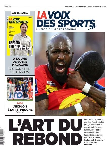 La Voix des Sports – 20 fevrier 2023 Cover