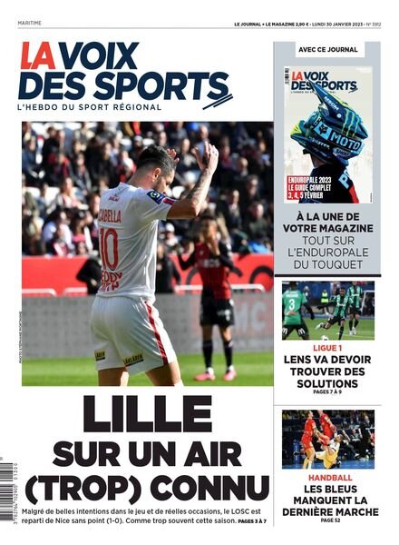 La Voix des Sports – 30 janvier 2023 Cover