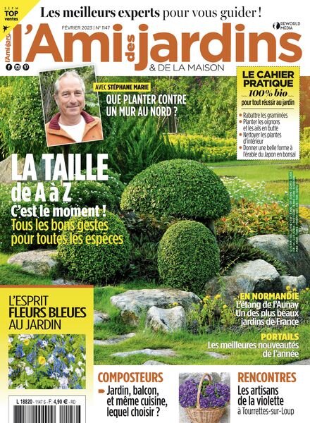 L’Ami des Jardins – fevrier 2023 Cover