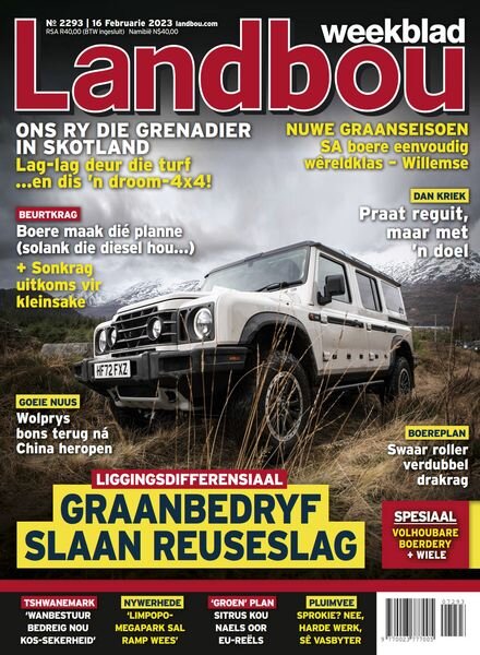 Landbouweekblad – 16 Februarie 2023 Cover