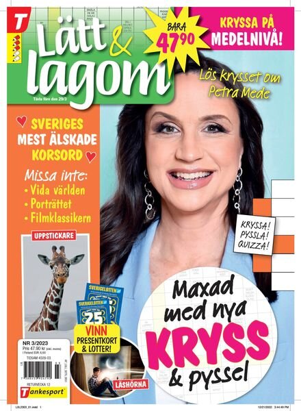 Latt & Lagom – februari 2023 Cover