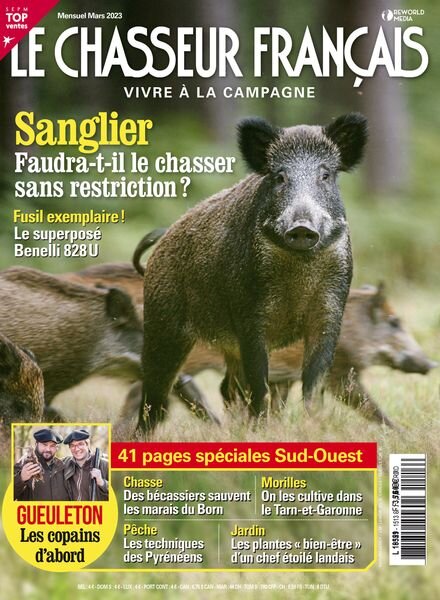 Le Chasseur Francais – mars 2023 Cover