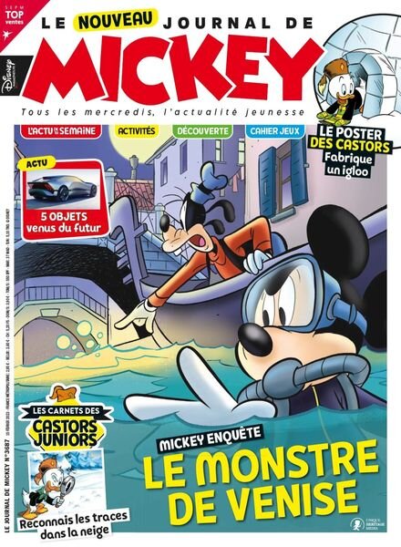 Le Journal de Mickey – 15 fevrier 2023 Cover