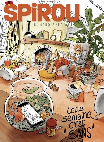 Le Journal de Spirou – 8 Fevrier 2023 Cover