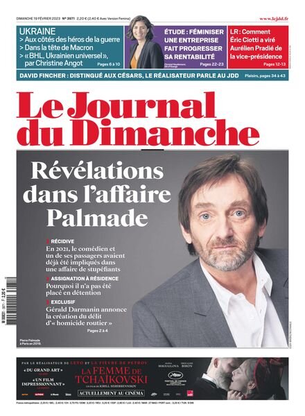 Le Journal du Dimanche – 19 fevrier 2023 Cover
