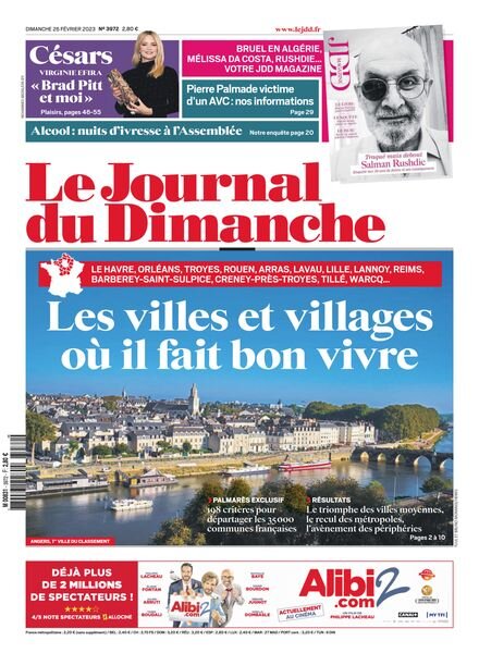 Le Journal du Dimanche – 26 fevrier 2023 Cover