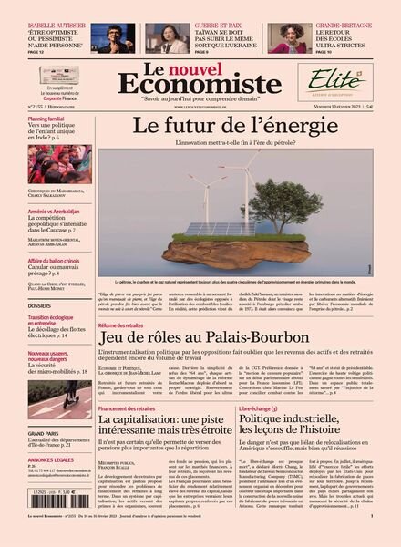 Le nouvel Economiste – 10 fevrier 2023 Cover