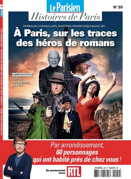 Le Parisien – Hors-Serie Histoires de Paris – Septembre 2022 Cover