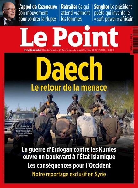 Le Point – 02 fevrier 2023 Cover