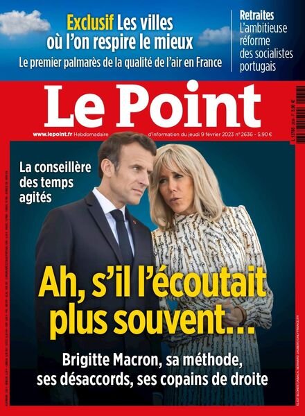 Le Point – 09 fevrier 2023 Cover