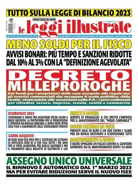 Leggi Illustrate – febbraio 2023 Cover