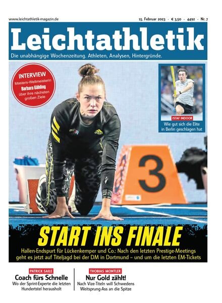 Leichtathletik – 14 Februar 2023 Cover